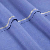 Khalid Fabrics Premium MicroCheck Washingwear – Elegant Royal Blue