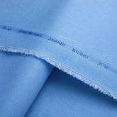 Premium Sky Blue Original Japani Boski R-U Unstitched Men’s Suit Fabric