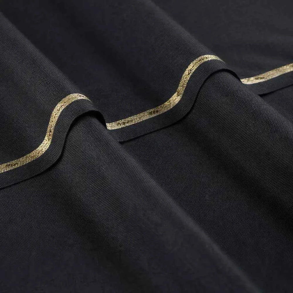 Khalid Fabrics Premium MicroCheck Wash & Wear Suit – Sophisticated Dark Grey