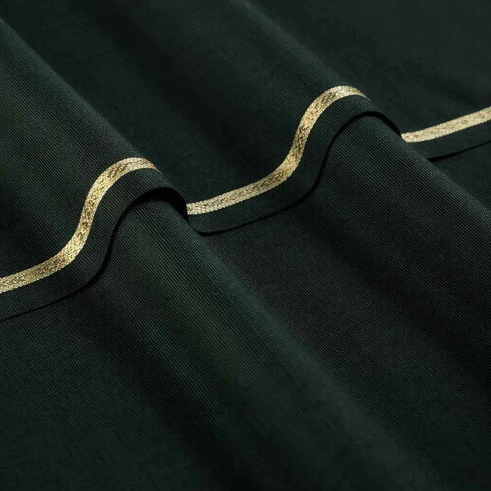 Khalid Fabrics Premium MicroCheck Washingwear Suit – Sophisticated Olive Green