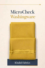 Khalid Fabrics Premium MicroCheck Washingwear – All-Season Men’s Suit